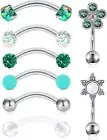 16G Rook Earrings Piercing Jewelry Daith Snug Eyebrow Rings Piercing Stainless S