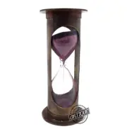 4 Minute - Hourglass Sand Timer Brass Nautical Christmas Maritime Hour/Glass