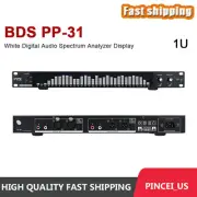 BDS PP-31 White Digital Audio Spectrum Analyzer Display 1U Music VU Meter pe66