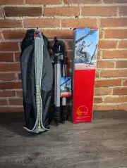 Manfrotto 394 Aluminum Tripod w/ Integrated Photo/Video Head Quick Release 56.3"