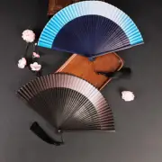 Folding Bamboo Hand Held Fan Flower Art Dance Fancy Dress Handheld Fan NEW