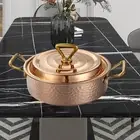 Stainless Steel Hot Pot with Cover Sturdy Cookware Practical Induction Pot