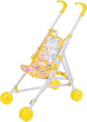 Play Trolley Set - Slotlien Kids Toy Cart | Stroller Toy Pretend Play, Baby Doll Accessories, Doll Stroller Baby Play Activity - Pretend Play Doll Accessories for Boys and Girls, with T-Shaped Belt