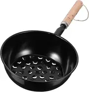 NULYLU Ergonomic Handle Charcoal Furnace Starter Tray Coal Pan for Outdoor Adventures