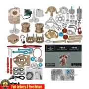 DM114 V2 Engine Model Car Metal Model Engine Kit Unassembled Gift Toy Collection