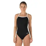 NWT Speedo 14 Endurance+ Solid Flyback Training SwimSuit 1PC 110316