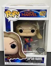 Funko Pop! Tees: Captain Marvel Short Sleeve T-Shirt Size Large Exclusive NIP