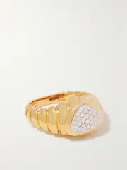 [Marina B] Marina B - Timo 18-karat Gold Diamond Ring - 6 6 Gold