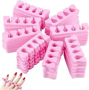 Toe Separators for Women, 50pcs Sponge Toe Spacers, Nail Art Foam Separator for Toenail Polish Grooming