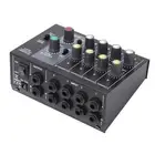 Audio Mixer 8 Channel Input Mono Stereo Sound Mixing Console Low Noise ZZ1