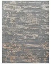 Exquisite Rugs Platinum Hand-Knotted New Zealand & Nettle Fiber Area Rug