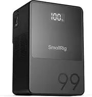 SmallRig Mini V Lock/V Mount Battery, 6700mAh 99Wh 14.8V with OLED Screen, 65W PD USB-C Fast Charging, D-TAP & USB-A, Dual DC Ports, Compact V Lock Battery for Cameras, Monitors - 3580
