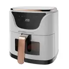 Kitchen Couture Air Fryer Clear View 7 Preset Functions 7 Litre White Rose Gold