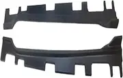 Side Skirts Compatible for Honda Accord 10th 2018-2022 Splitter Extension Splitters Carbon Fiber Look Glossy Black(Matte Black)