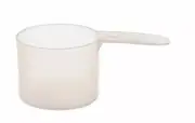 1 Ounce (29.6mL) Natural Plastic Measure, Pack of 25 Measuring Scoops