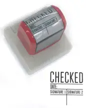 30mm square Custom Business Logo Name Flash Stamp Pre Self Inking Refillable