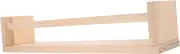 COOPHYA Wall Wooden Shelves Creative Floating Wall Shelf for Nursery Entryway Bathroom Decor Sturdy Natural Storage Stand Polished Edges Unique Design