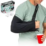 GoPong Arm Sling Flask (16 oz Total) - Hidden Alcohol Flask for Liquor Disguise – Secret Liquor Drink Container for Concerts, Sports Events, & Theme Parks – Includes Funnel & Spout
