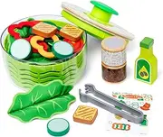 Melissa & Doug Salad Spinner Play Set, Pretend Play Food for Boys and Girls Ages 3+
