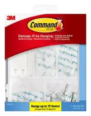 Command Clear Variety Kit, Various Sized Hooks, Wire Hooks, and Picture Hanging