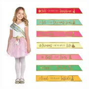 Disney Princess Once Upon A Time Birthday Sash Set (Pack of 8)