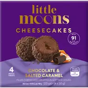 Little Moons Cheesecake Chocolate & Salted Caramel 4 pack