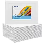 Canvas Boards for Painting, 24 Pack Blank Canvases, 100% Cotton, Acid Free