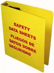 OSHA Bilingual Budget RTK Center 1.5" SDS Binder & Wire Rack (MSDS Binder)