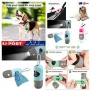 AU Pet poo bag dispenser with LED flashlight for garbage disposable cleaning poo