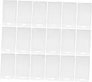 SHERCHPRY 25pcs Wax Melt Containers Multi Function Clamshell Wax Melt Molds Transparent Storage Box for Easy Organization Maintenance for DIY Candle Making