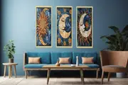 3 Piece Sun & moon Painting Set
