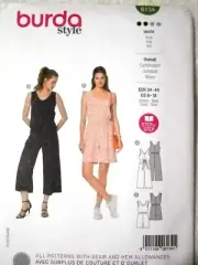 Jumpsuits Sleeveless in 2 Lengths Size 8-18 Burda 6134 Sewing Pattern *