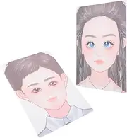 TOYANDONA Face Paint Stencils Set 2 Pcs Reusable and Washable Makeup Templates for Boys and Girls Stage Makeup Kit Artistic Designs