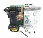 HiKOKI WH36DC NNBG 36V-2.5Ah Impact Driver Black / Gold Main Unit with plate bit