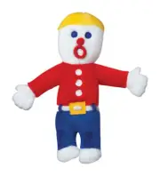 MultiPet Mr Bill Plush Dog Toy 10 in. L