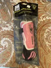 Vizari Malaga Shin Guard, Pink/Black, X-Small