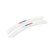 Universal Car Plastic Anti-collision Sticker Car Door Automobile Wheel Arch Rub Bumper Strip Auto Guards Side Doors Scratch Stickers Protector(White)
