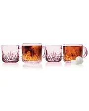 Godinger Set of 4 Dublin Blush Espresso Mugs