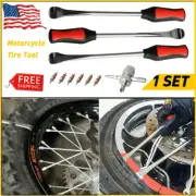New Spoon Motorcycle Tire Iron Changing With Rim Protector Tool Combo Set 13 Pcs