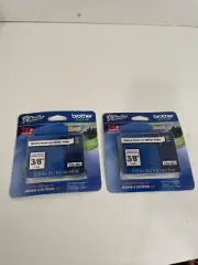 Brother International Tze221 Label Tape - 3/8" Width P-touch New (2)