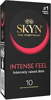 SKYN® Intense Feel Dotted Non-Latex Condoms 10 Pack