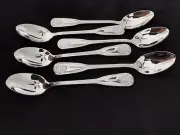6 Demitasse Espresso Spoons Set 6 Small Coffee Baby Spoon Stainless Steel 5 1/2L