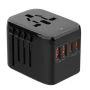 Quick Charge Universal Travel Adapter 2 PD 20W Type C USB UK EU AU US Charger