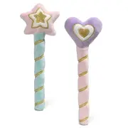 Gund Magical Wand Sound Heart & Star Plush, 12" set of 2 NEW