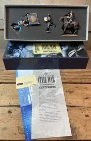 WBritains,Ertl Collectibles 17224 Gettysburg Confederate Command Set, New In Box