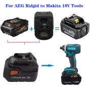 Adapter For AEG Ridgid 18V Battery Converter to Makita Milwaukee tools AU stock