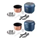 Electric Rice Cooker 2L Mini for RV Travel Outdoor Activities Driving