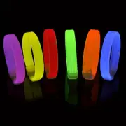 25pcs Glow Sticks Bulk Party Favors Bracelets Neon Light Mix Colors for Easter