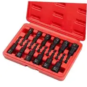 Nut Driver, 12-Pack Magnetic Nut Driver Set for Impact Drill SAE & Metric Size