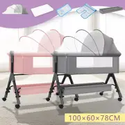 Baby Bassinet Cot Crib Bedside Co Sleeper Infant Newborn Bed Portable Cradle AU